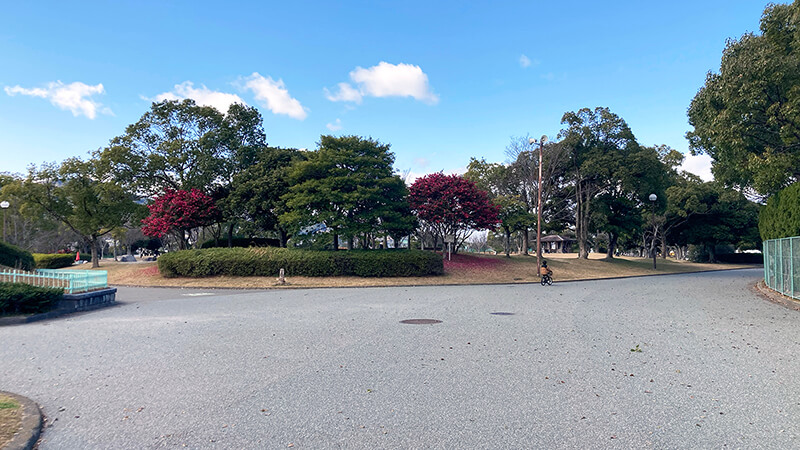 東駐車場付近