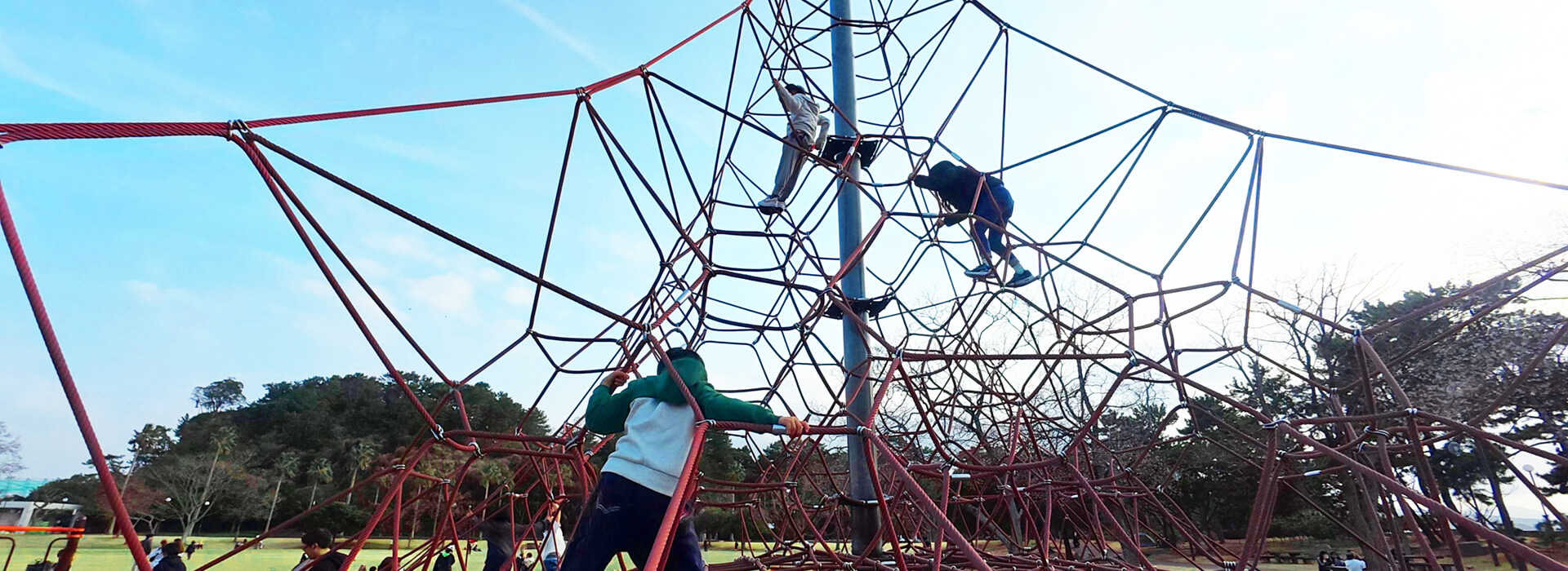 小戸公園の大型アスレッチ