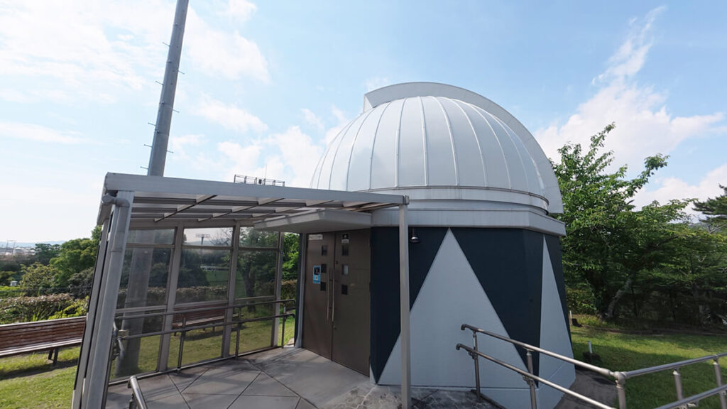 白水大池公園の星の館にある天体観測ドーム